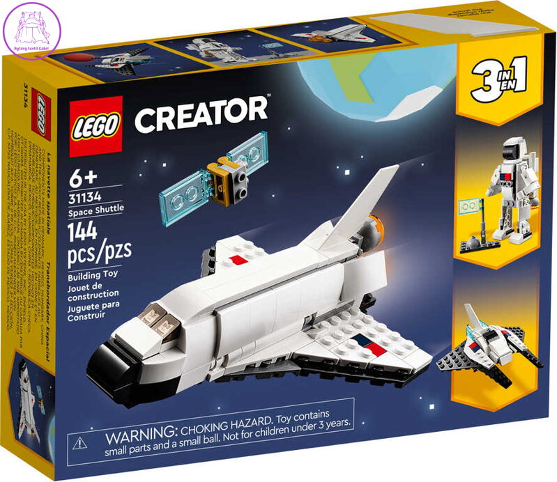 LEGO CREATOR Raketoplán 3v1 31134 STAVEBNICE