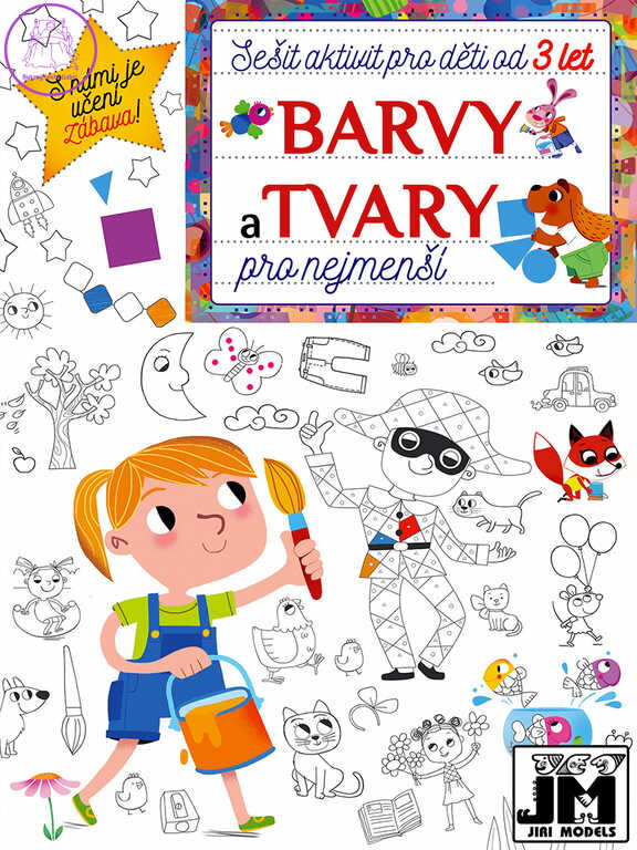 JIRI MODELS Sešit aktivit barvy tvary nelicenční JIRI MODELS Sešit aktivit barvy tvary nelicenční