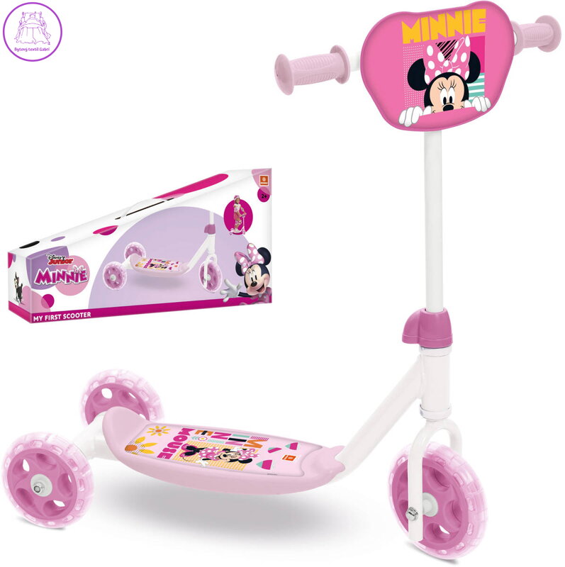 MONDO 28690 Koloběžka dětská 3-kolečková Minnie Scooter