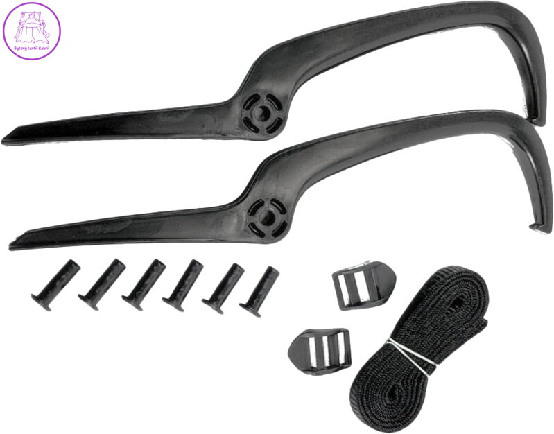 Brzdy (ručky) náhradní díl k bobům Šampion (starší model) s doplňky v sáčku