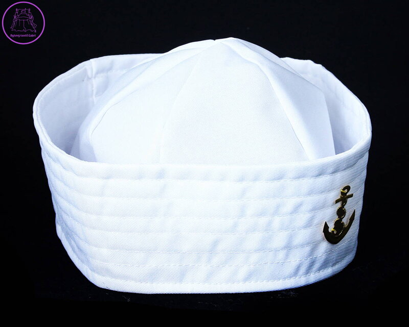 KARNEVAL Čepice námořní bílá s odznakem *KARNEVALOVÝ DOPLNĚK*