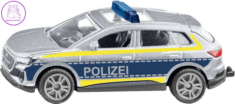 SIKU Auto AUDI Q4 e-tron německá policie osobní vůz model kov 1552