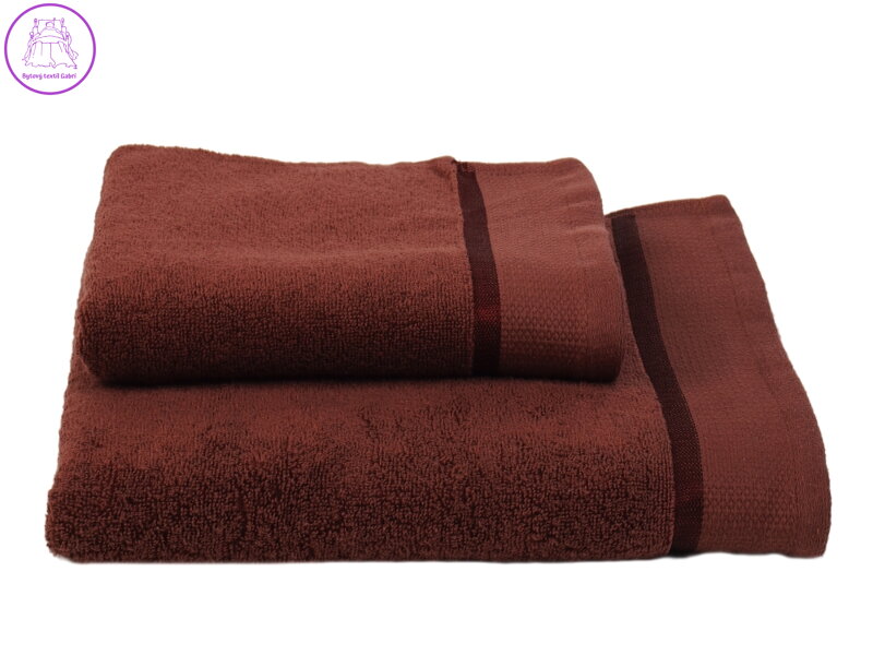 Jerry Fabrics Osuška Color 70x140 cm hnědá