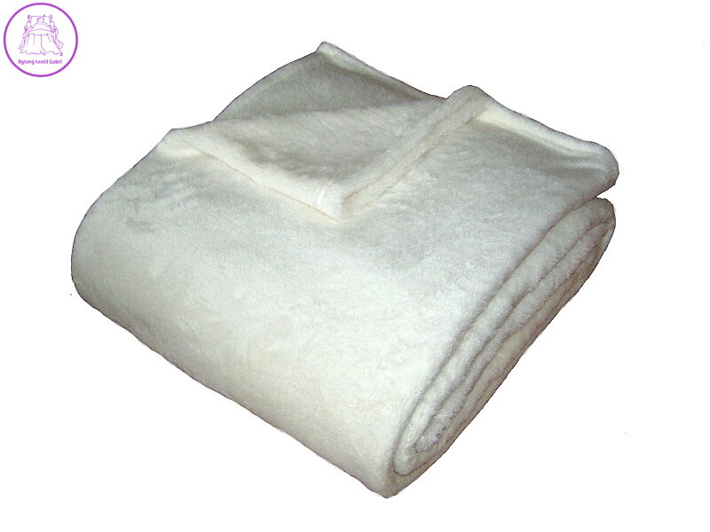 Dadka Super soft deka Dadka bílá 150x100 cm