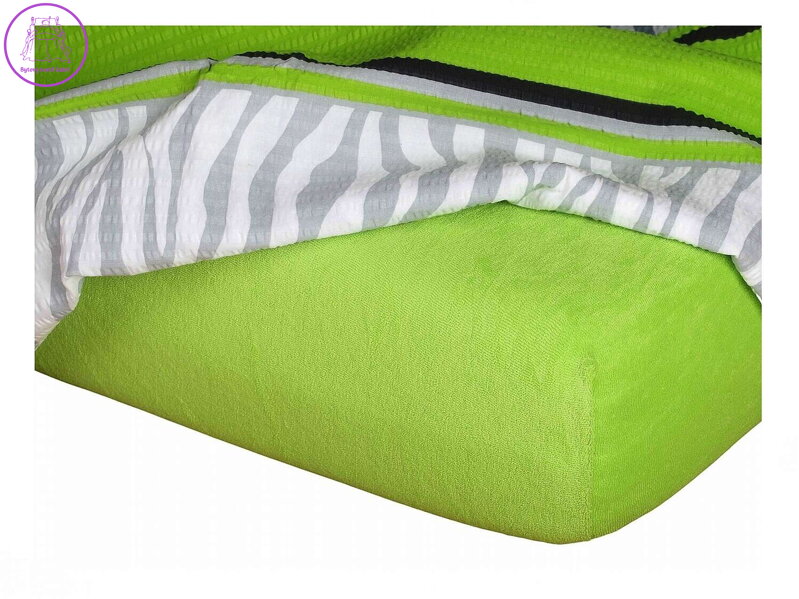 Dadka Froté prostěradlo kiwi 90x200x20 cm