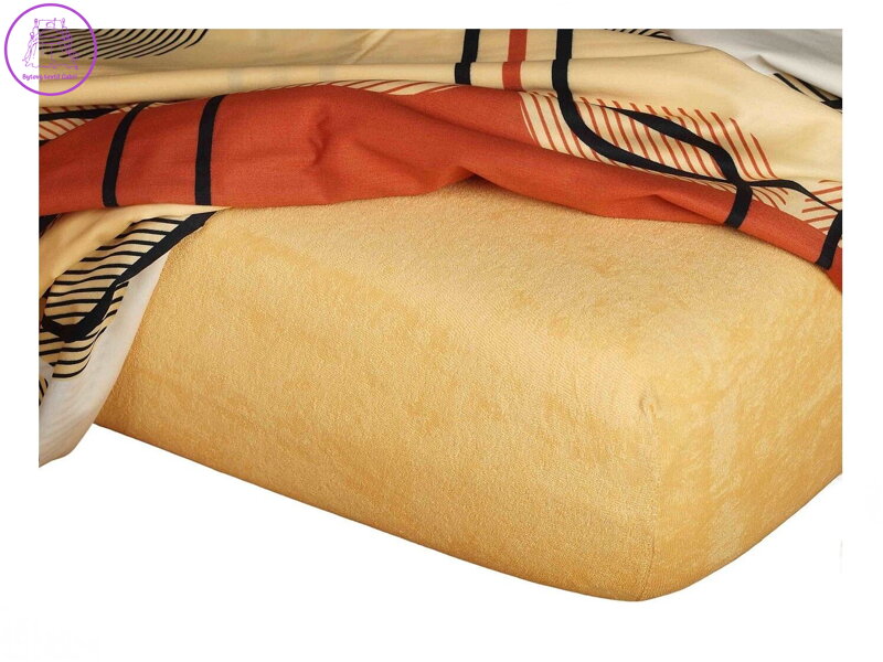 Dadka Froté prostěradlo okr 100x220x20 cm