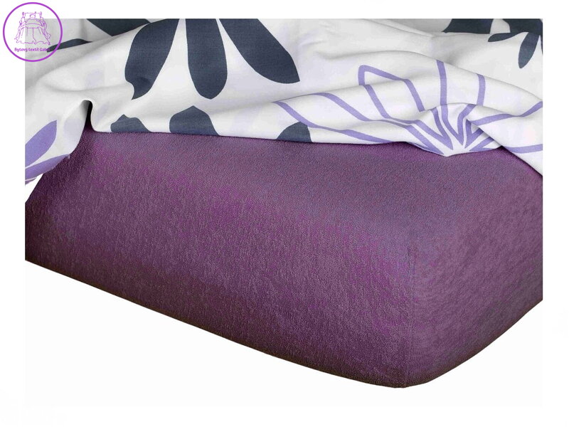 Dadka Froté prostěradlo purpur 60x120x10 cm