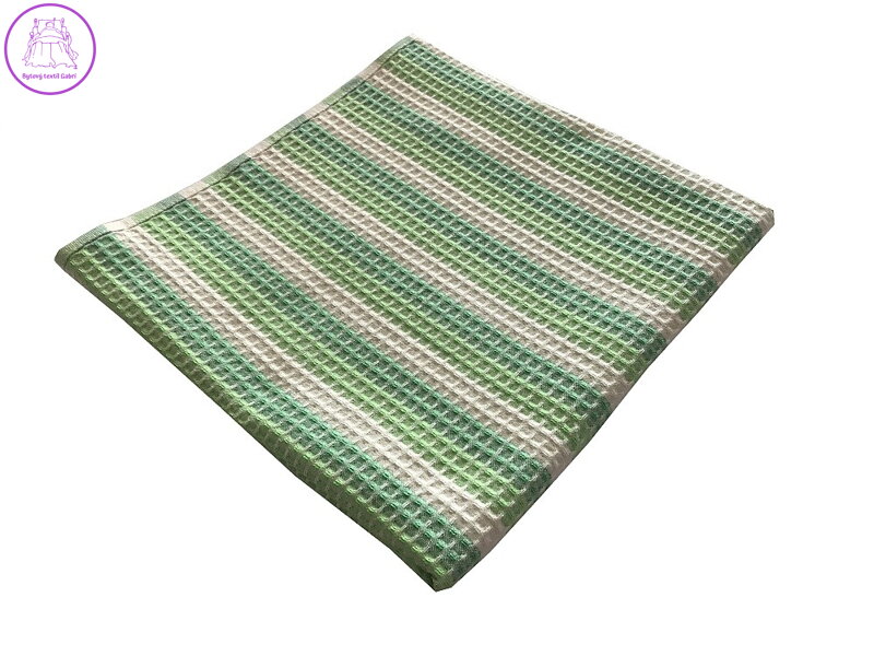 Praktik Vaflový ručník 50x100 cm zelený
