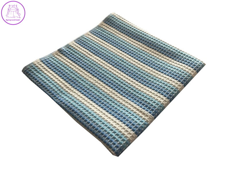 Praktik Vaflový ručník 50x100 cm modrý