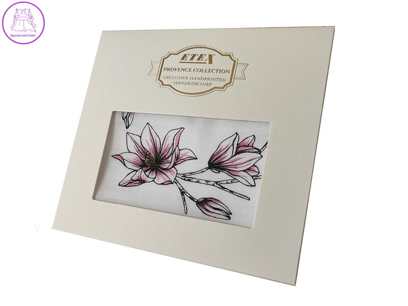 ETEX s.r.o. Kapesník L35 dárková krabička Magnolie (1 ks)