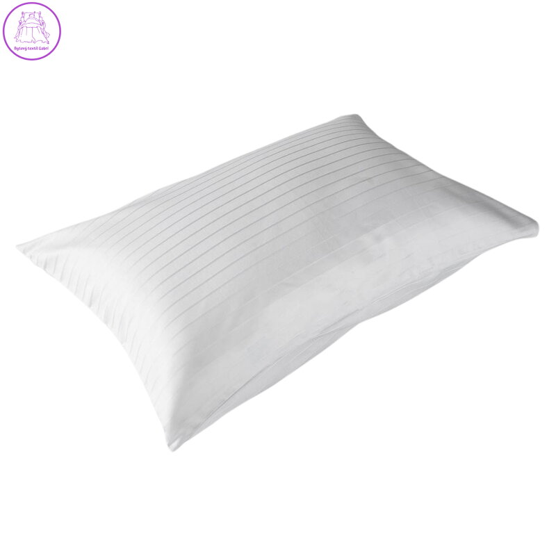 Dadka Povlečení atlas grádl Polycotton bílý pruh 40x50 cm povlak