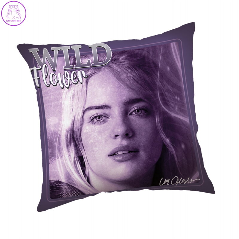Jerry Fabrics Polštářek Billie Eilish 40x40 cm