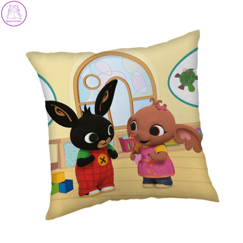 Jerry Fabrics Polštářek Králíček Bing 051 40x40 cm