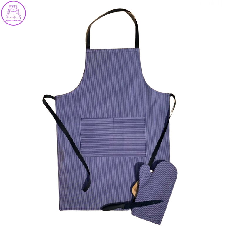 Svitap Grilovací set zástěra a chňapka denim