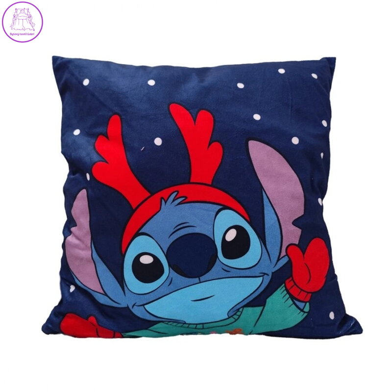 Carbotex Povlak na polštářek Lilo a Stitch Malý Sobík 40x40 cm