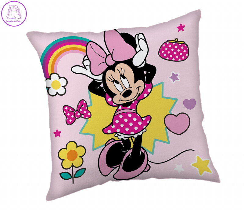 Jerry Fabrics Polštářek Minnie Smile 40x40 cm