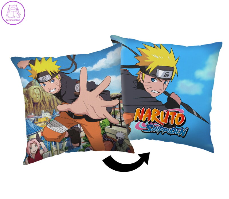 Jerry Fabrics Polštářek Naruto 02 40x40 cm
