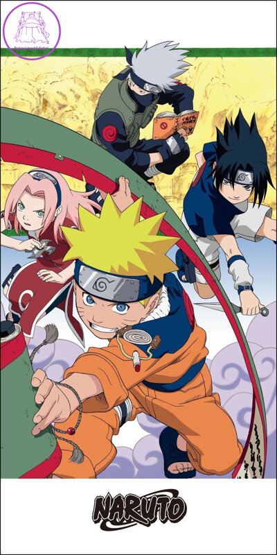 Jerry Fabrics Osuška Naruto 70x140 cm
