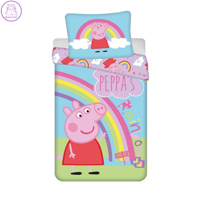 Jerry Fabrics Povlečení Peppa Pig PEP016 140x200, 70x90 cm