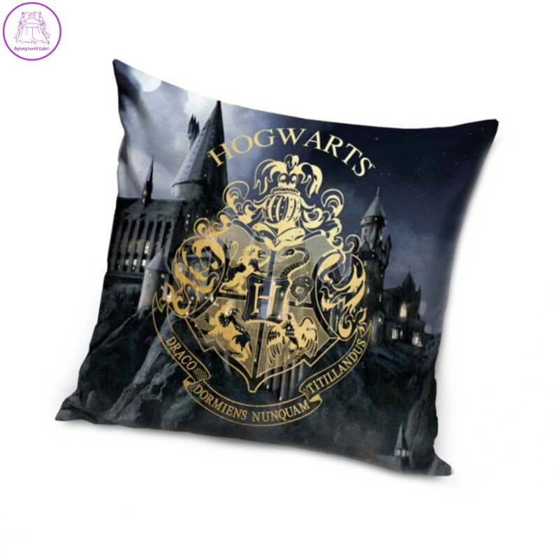 Carbotex Povlak na polštářek Harry Potter Erb Bradavické školy 40x40 cm