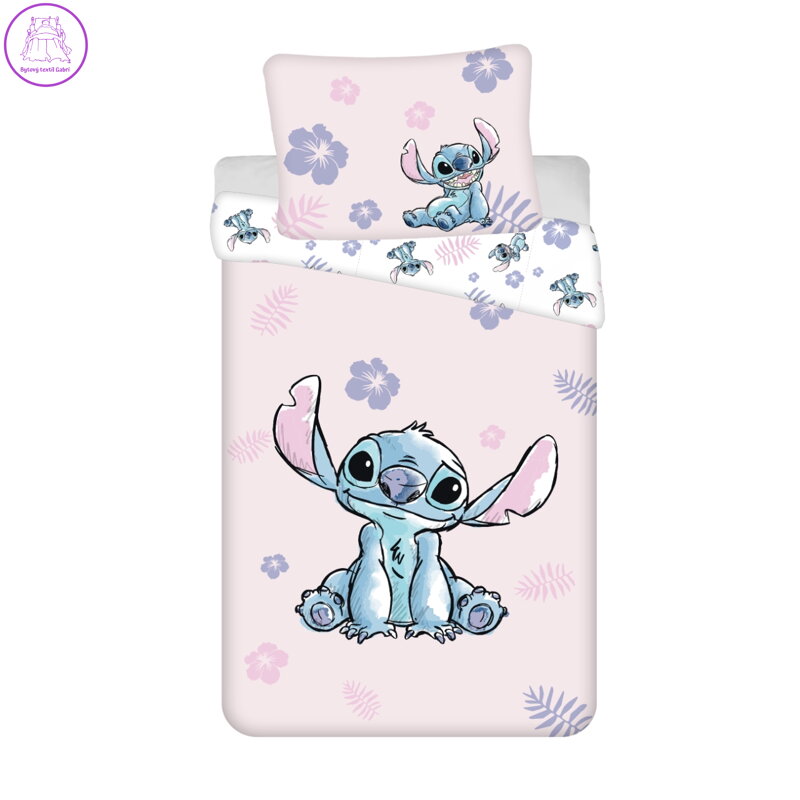 Jerry Fabrics Povlečení Lilo a Stitch Pink 140x200, 70x90 cm