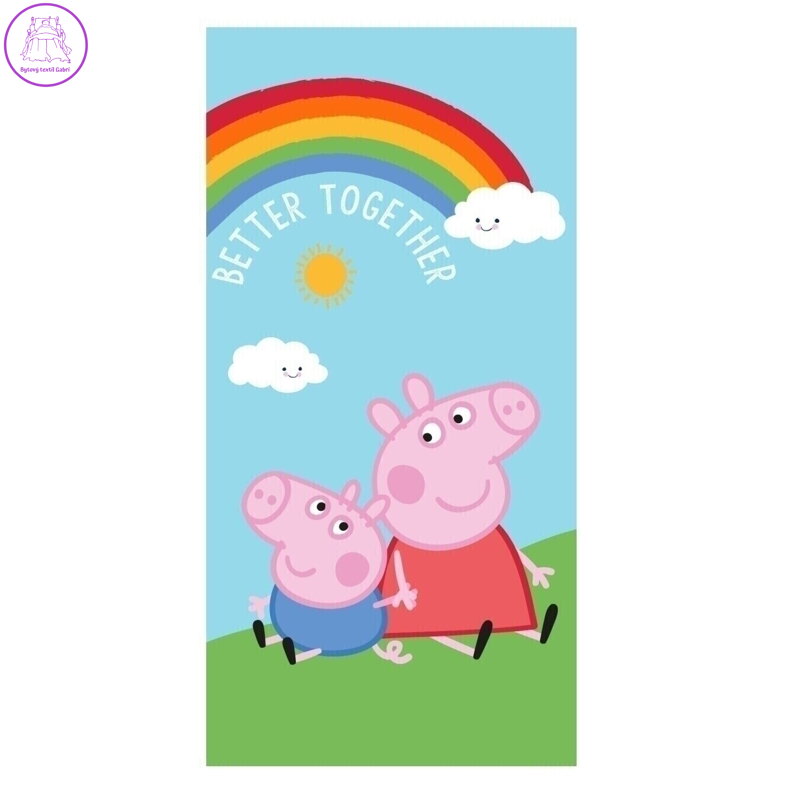 Jerry Fabrics Osuška Prasátko Peppa 132 70x140 cm