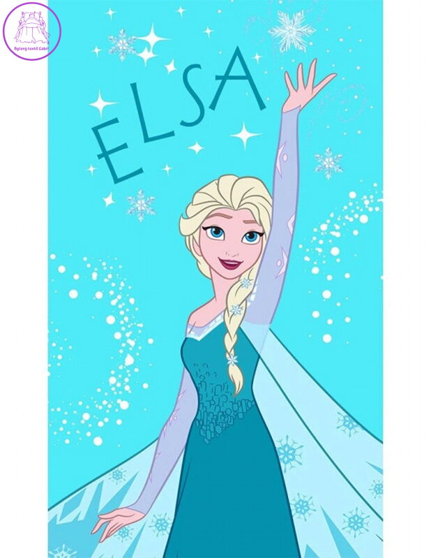 Carbotex Dětský ručník Ledové Království Princezna Elsa 30x50 cm