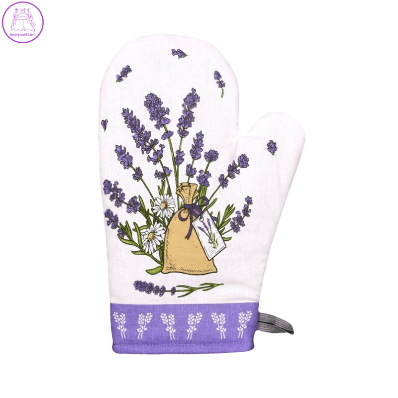 Forbyt Kuchyňská chňapka Provence Levandule fialová 1 ks 18x28 cm