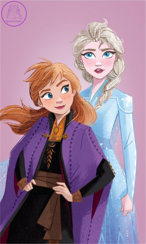 Jerry Fabrics Dětský ručník Frozen Purple 05 30x50 cm