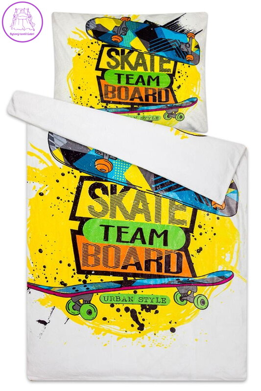 Svitap Povlečení mikroflanel Skate 140x200, 70x90 cm