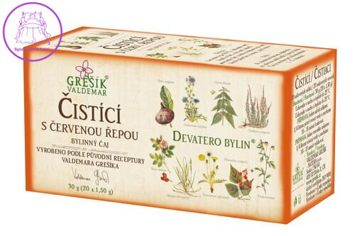 Grešík Čistící s červenou řepou 20 x 1,5 g