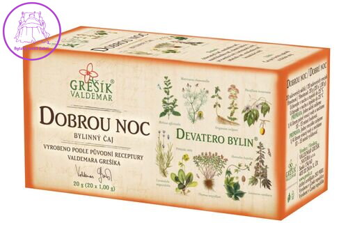 Grešík Dobrou noc 20 x 1,0 g