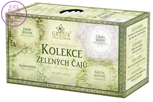 Grešík Kolekce Zelených čajů 4 x 5 n.s.