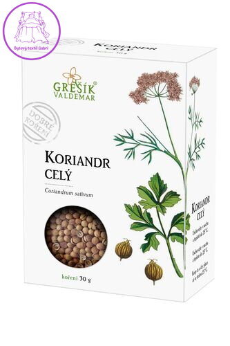 Grešík Koriandr celý 30 g