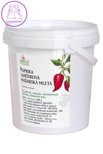 Grešík Paprika lahůdková maďarská mletá 400 g