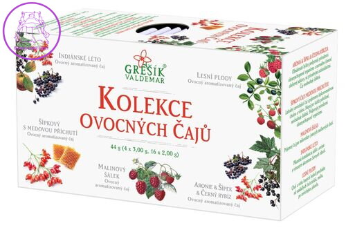Grešík Kolekce Ovocných čajů 5 x 4 n.s.