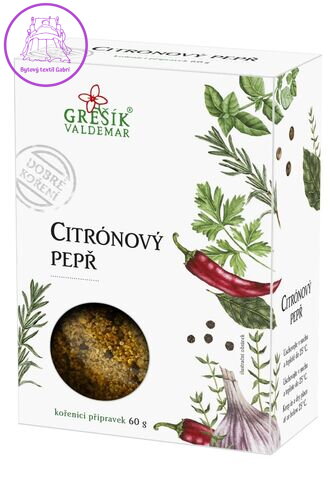 Grešík Citrónový pepř 60 g