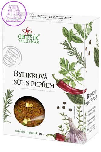 Grešík Bylinková sůl s pepřem 40 g