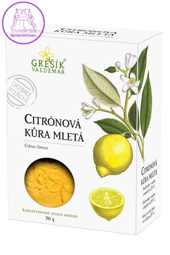 Grešík Citrónová kůra mletá 30 g