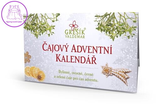 Grešík Čajový adventní kalendář 24 n.s. přebal