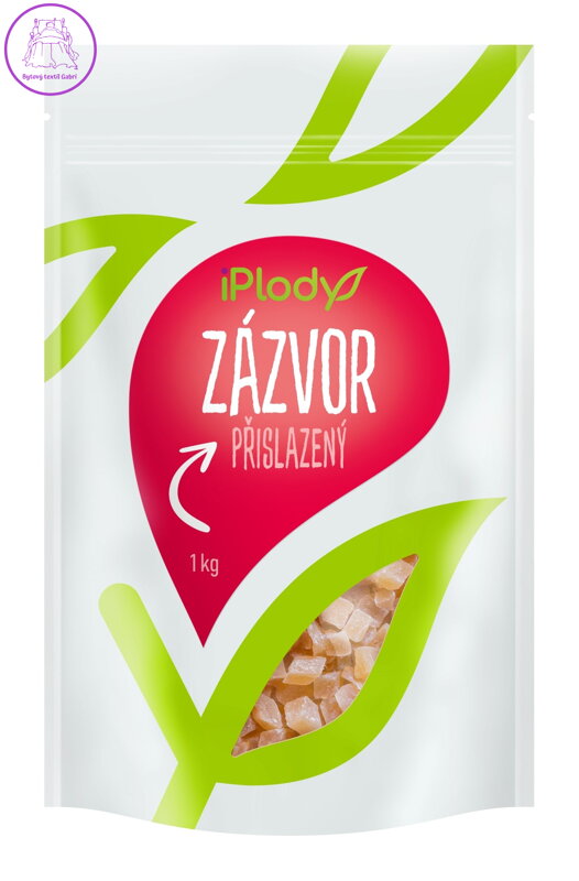 iPlody Zázvor přislazený, kostky 1 kg iPlody Zázvor přislazený, kostky 1 kg