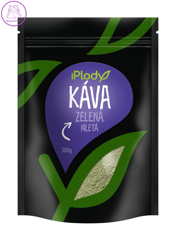 iPlody Zelená káva mletá BIO 300 g iPlody Zelená káva mletá BIO 300 g