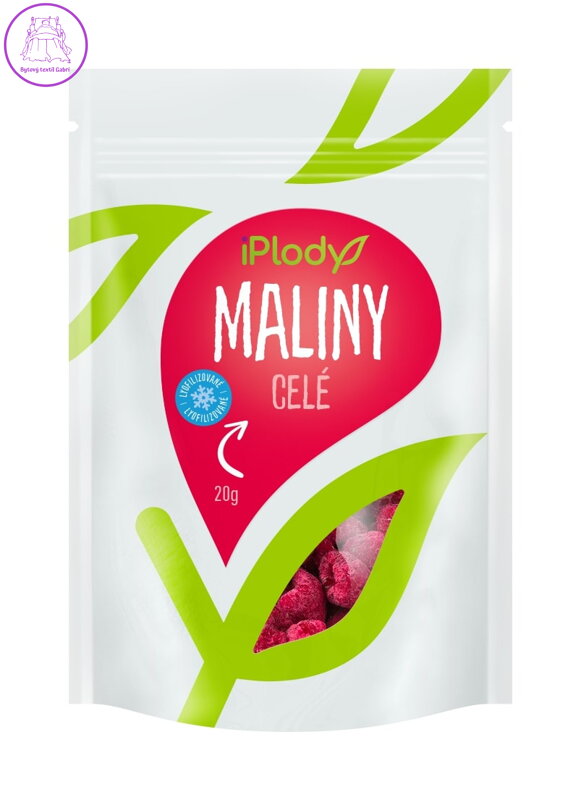 iPlody Maliny lyofilizované, celé 20 g iPlody Maliny lyofilizované, celé 20 g