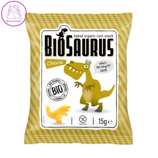 Biosaurus Bio křupky se sýrem Bio 15 g