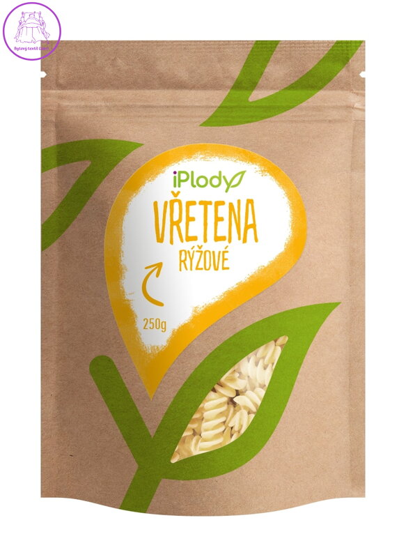 iPlody Rýžové těstoviny vřetena 250 g iPlody Rýžové těstoviny vřetena 250 g