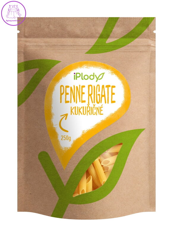 iPlody Kukuřičné těstoviny penne rigate 250 g iPlody Kukuřičné těstoviny penne rigate 250 g