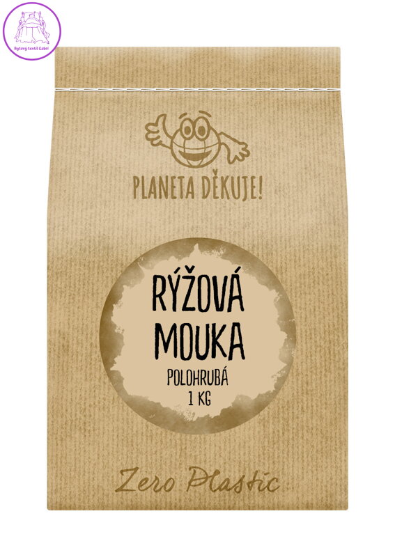 iPlody Rýžová mouka polohrubá 1 kg