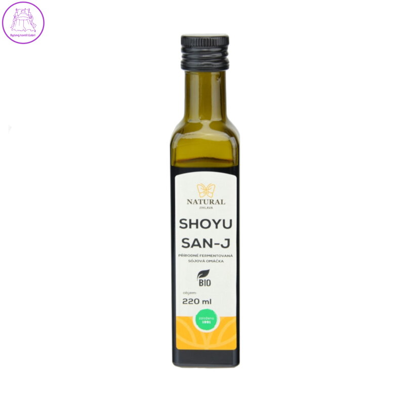 Natural Jihlava Shoyu San-J sojová omáčka BIO 220 ml