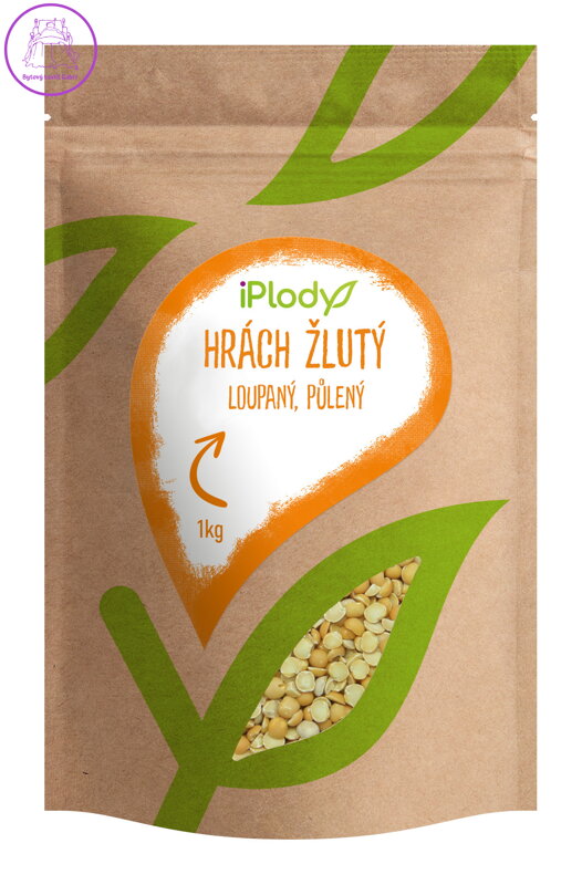 iPlody Hrách žlutý loupaný, půlený 1 kg iPlody Hrách žlutý loupaný, půlený 1 kg
