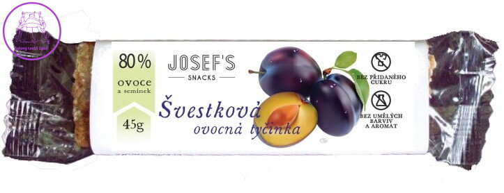 Josef´s snacks Ovocná tyčinka švestková 45 g